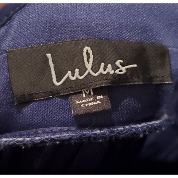 LULUS Navy Blue Lace Formal Maxi Dress - Picture 6 of 9